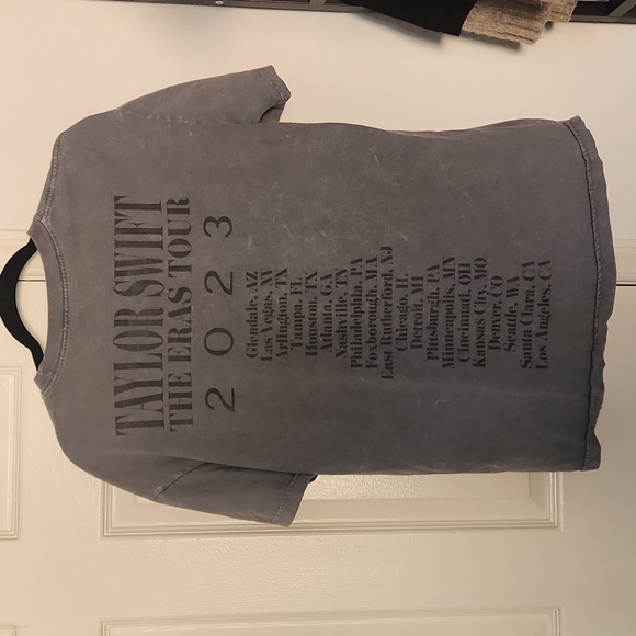 Taylor Swift Gray Eras Tour Oversized T Shirt XS - Picture 6 of 6